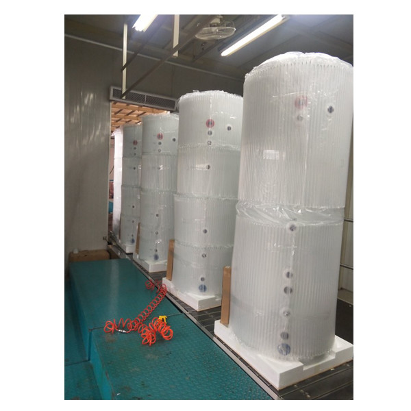 100 ~ 20000L šķidruma uzglabāšanas tvertnes pārtikas kvalitātes nerūsējošā tērauda tvertnes karstā ūdens uzglabāšanas tvertne 