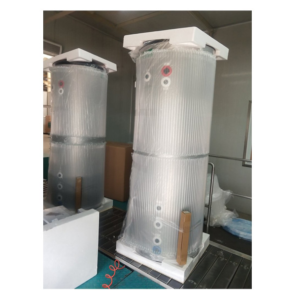 Skrūvējamo gaisa kompresoru rezerves daļas Vertikālā gaisa tvertne saspiesta gaisa ūdens uzglabāšanas tvertne 